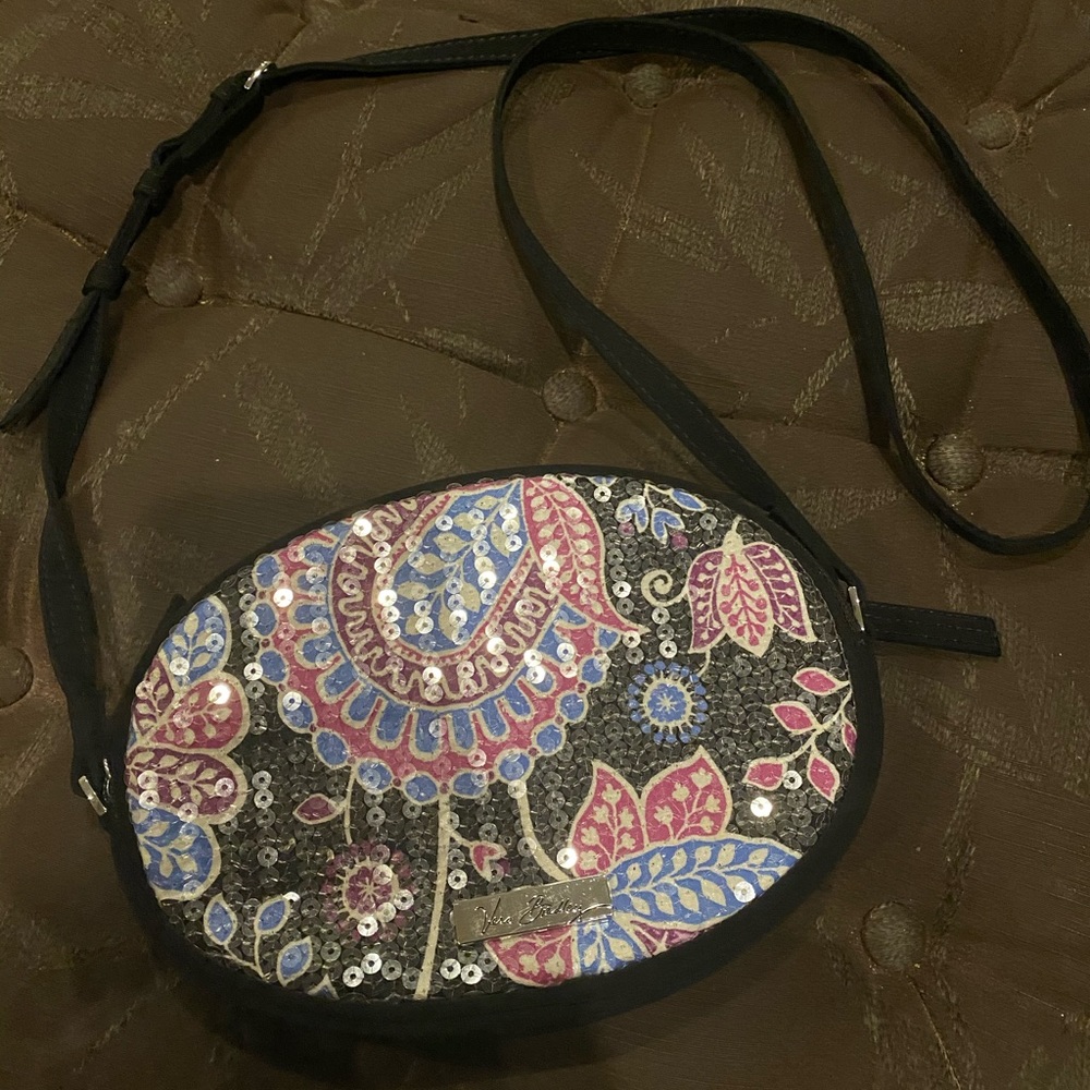 Vera Bradley Shimmer Alpine Floral Crossbody